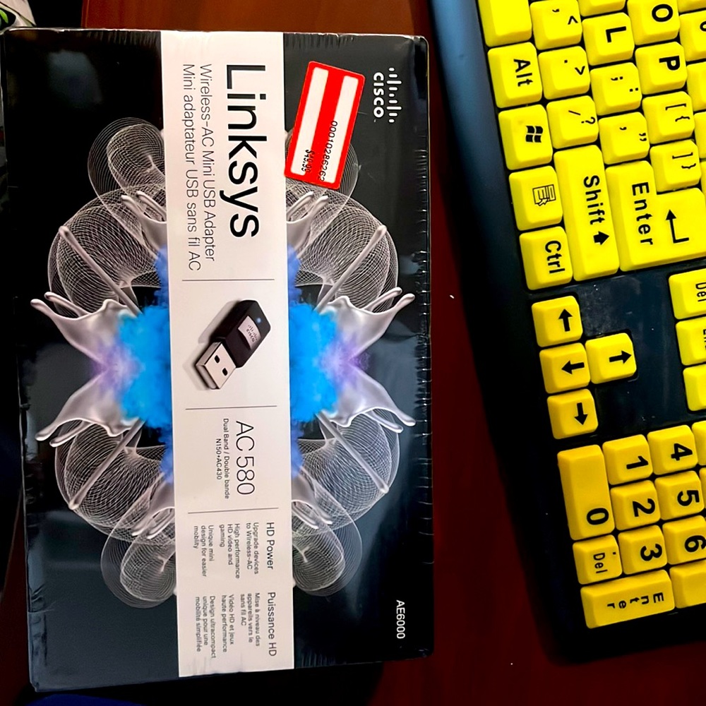 Linley’s wireless mini USB adapter AC 580 Dual band